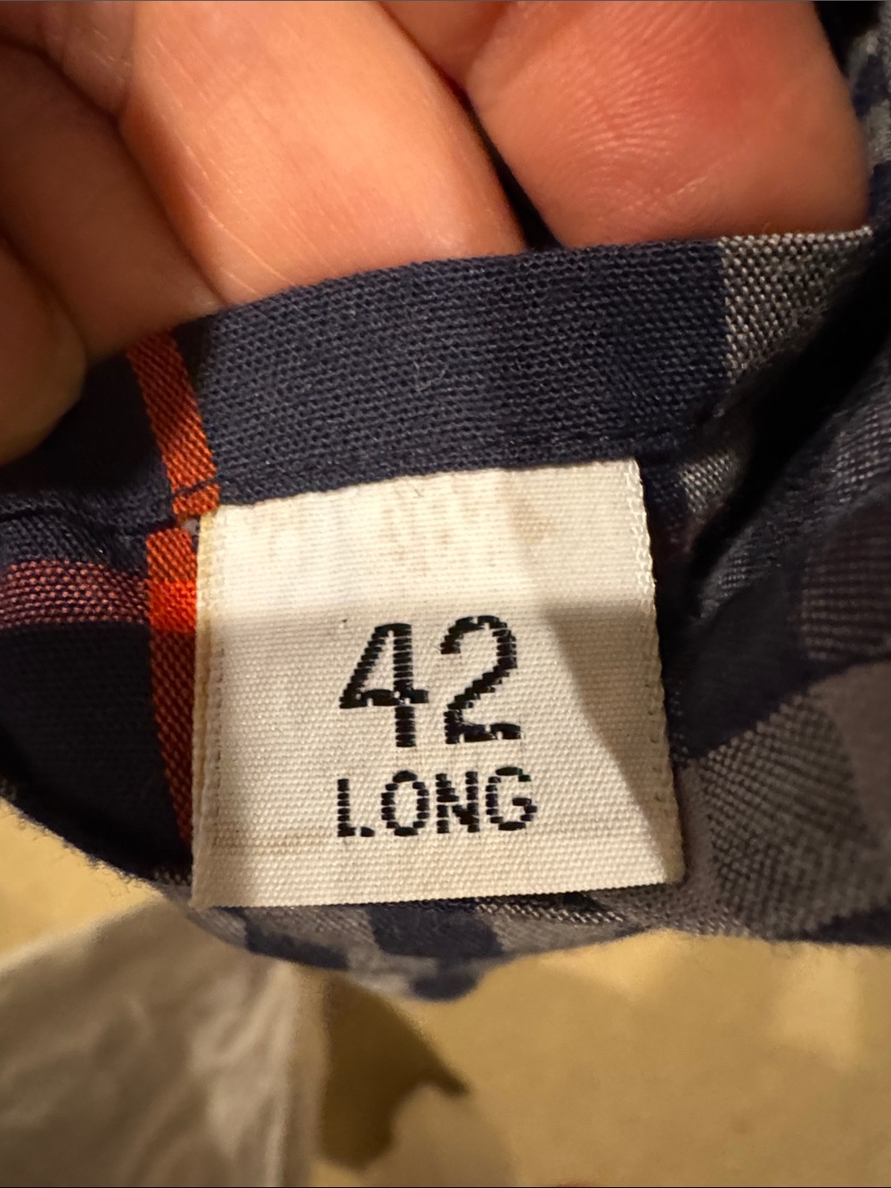 Burberrys of London Navy Double-Breasted Trench Coat 42L Missing Belt - Picture 11 of 15